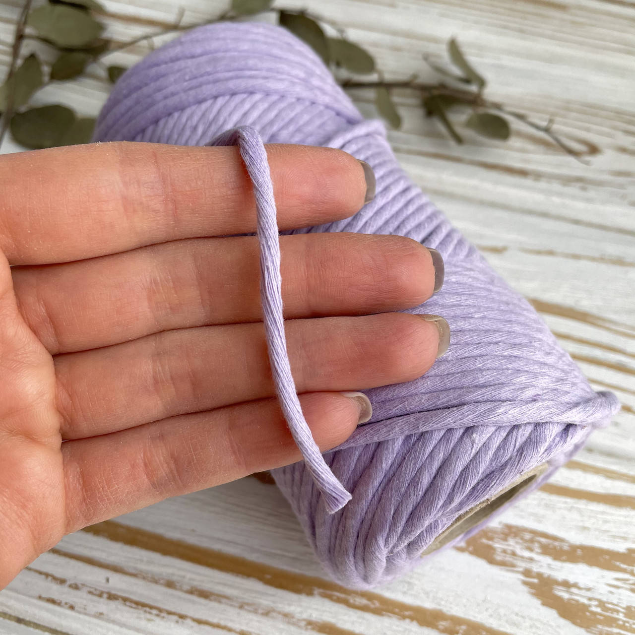 

Эко шнур Macrame Cord 3 mm, цвет Лаванда