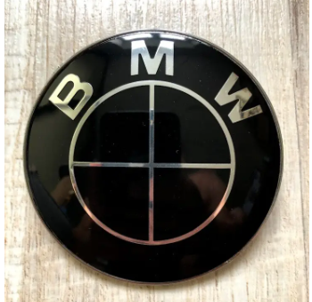 

Емблема BMW 82мм 51 148 132 375 Чорна М 342