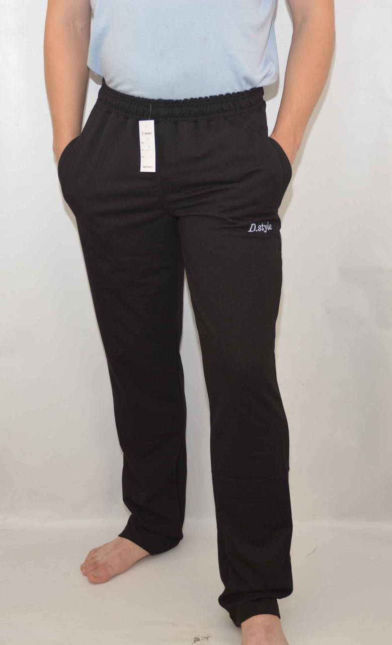 

Штаны спортивные трикотажные 52 -58 Брюки спортивные мужские бренд - полубатал черный, 54