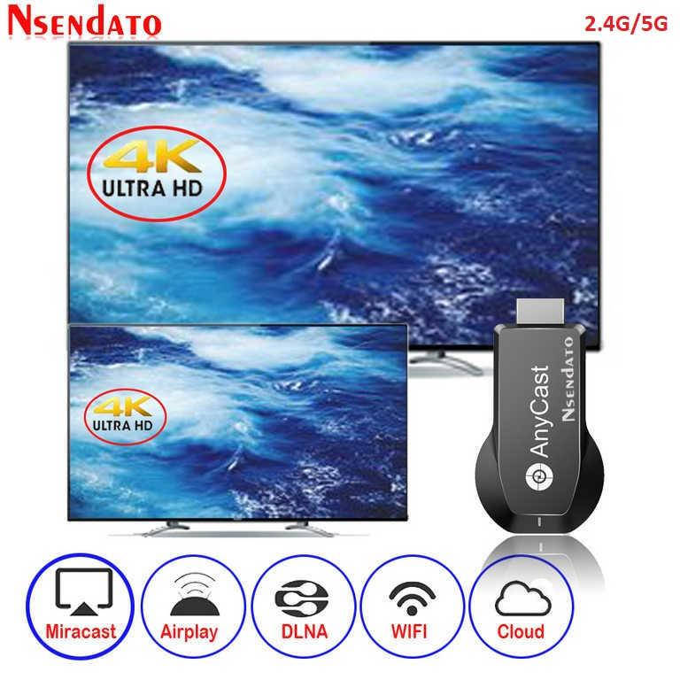 

Адаптер HDMI Miracast Anycast M100 видео 4K по WiFi 5G для телевизора