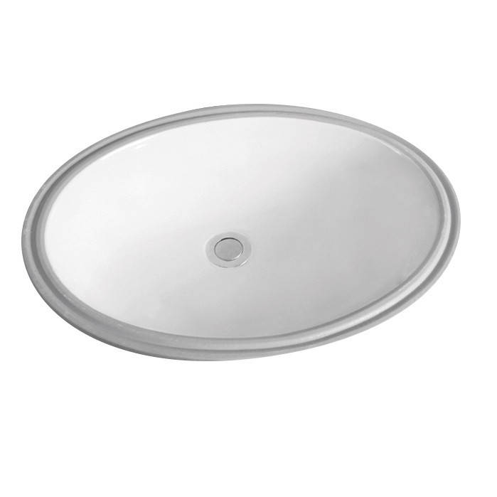 

DEVIT 1613110 LAGUNA Раковина 575*435 врезная под столешницу с креплениями, Белый