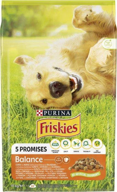 

Сухой полнорационный корм для взрослых собак Purina Friskies с курицей и овощами 10 кг.