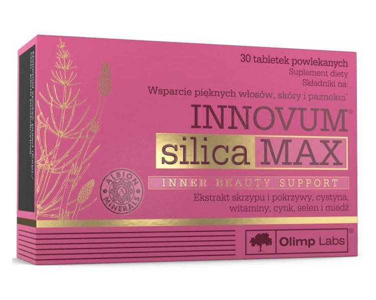 

Для волос кожи и ногтей OLIMP Innovum Silica Max 30 капсул Кремний