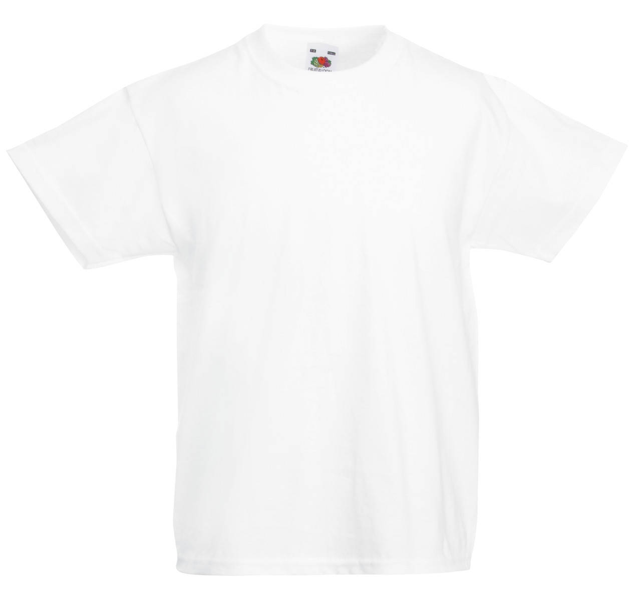 

Детские футболки однотонные Fruit of the Loom Kids Valueweight T 9-11 / 140, Белый