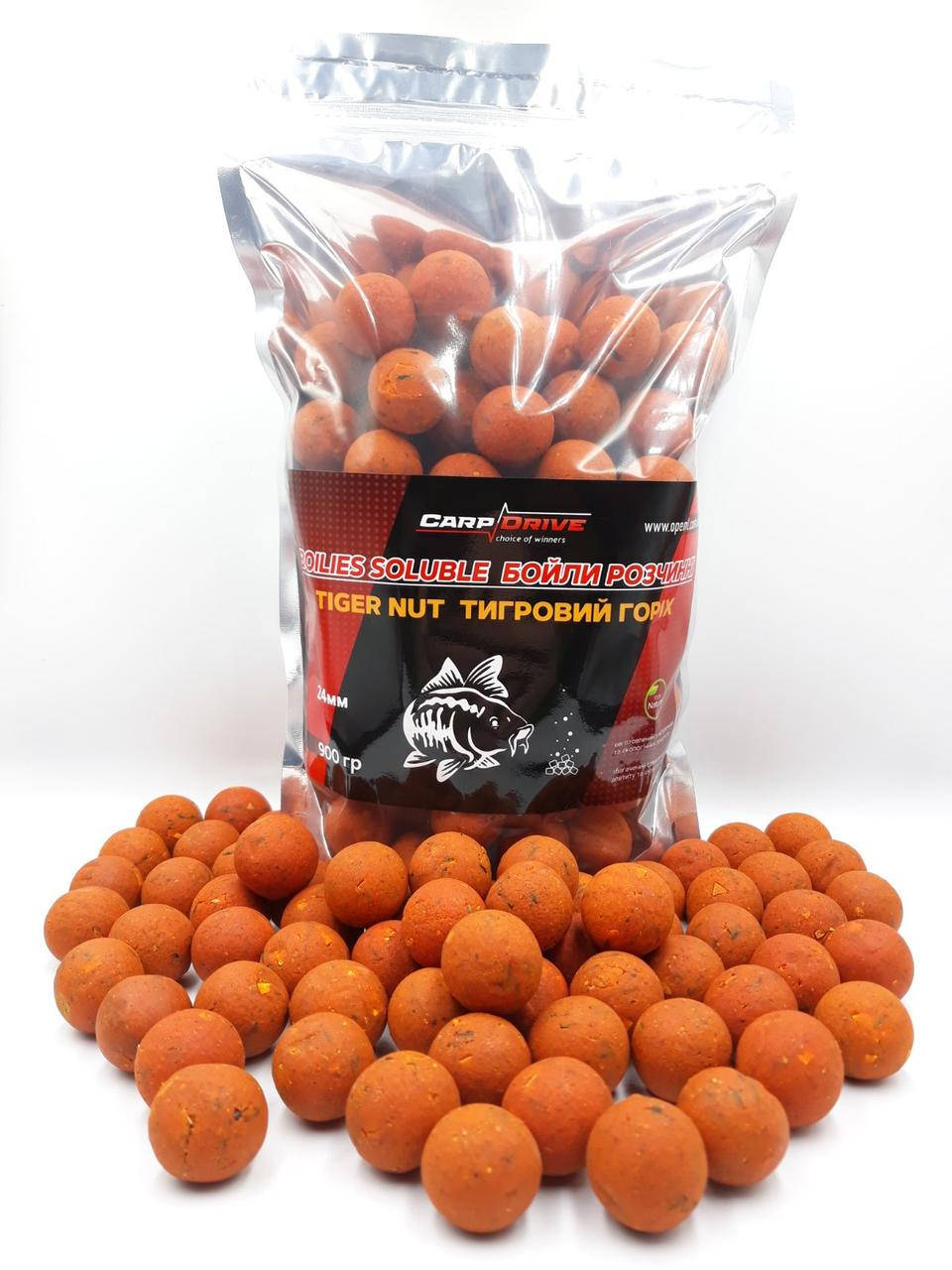 

Бойлы растворимые прикормочные Тигровый орех (Tiger Nut) 24 мм 900 г
