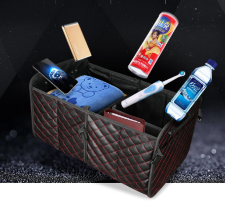 

Органайзер в багажник авто Черный с красным