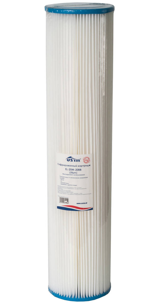 

Картридж 20ВВ UST-M гофрированный 20 мкм Made in Poland