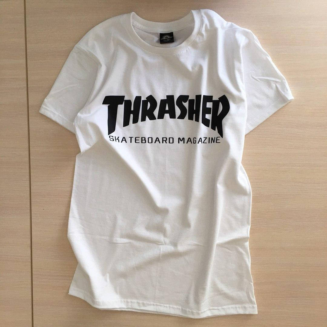 

Футболка мужская с принтом Thrasher Skateboard | L