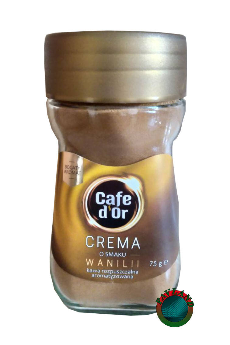

Кофе растворимый Cafe d'Or Crema o smaku Wanilii 75 г