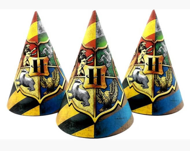 

Колпак праздничный картонный Гарри Поттер 15см 5шт