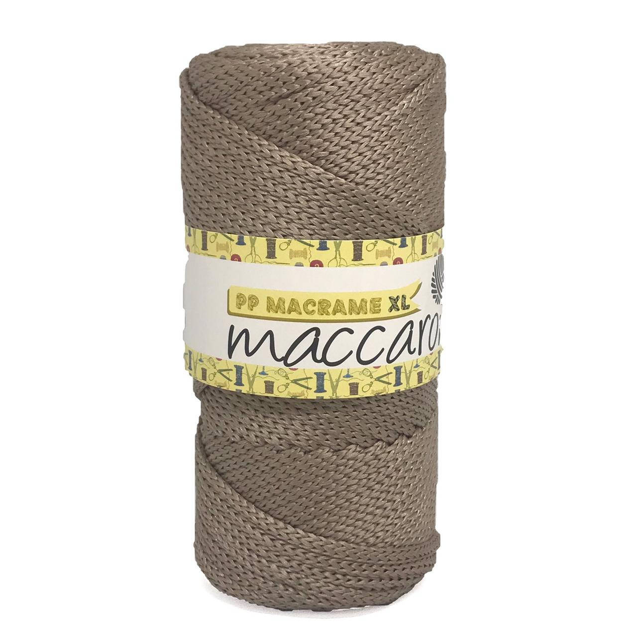 

Полипропиленовый шнур PP Macrame XL Maccaroni 4 мм, темно-бежевый