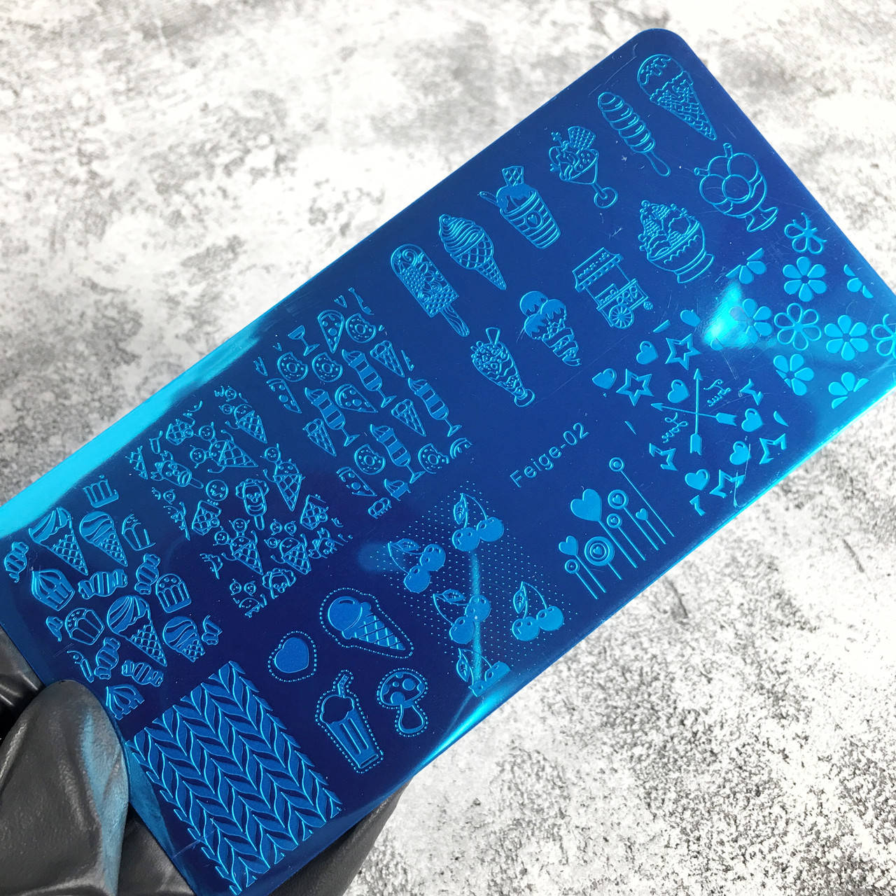 

Пластина для стемпинга 12 х 6 см (Feige-02)