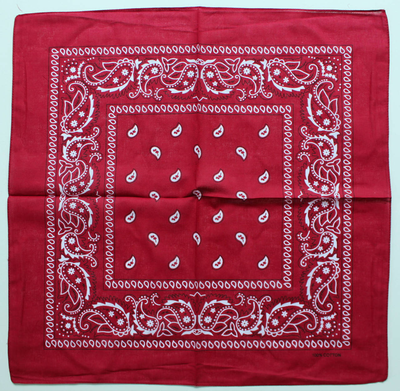 

Бандана з котону (бордова) 236002, Синий