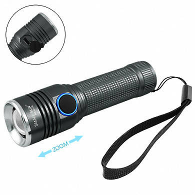 

Фонарик ручной Small Sun R842-T6 1х18650 ЗУ microUSB, zoom, BOX