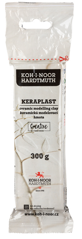 

Масса самозатвердевающая 300гр.Keraplast белый131708 Koh-i-Noor, Белый