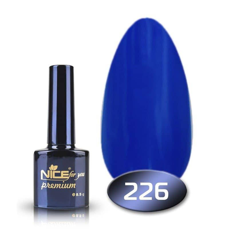 

Гель-лак Nice for you Premium №226 ярко синий 8,5 мл