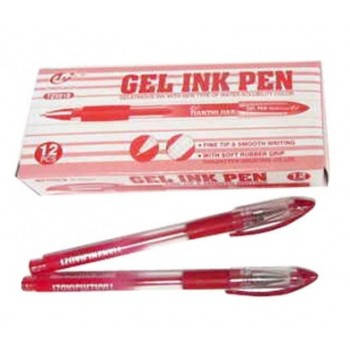 

Ручка гелевая красная Tianzhijao TZ-501B