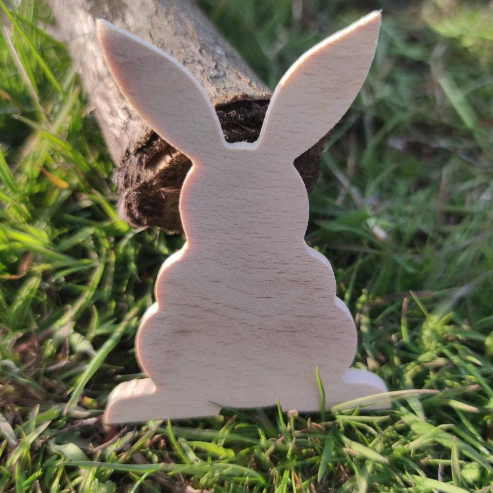 

Пасхальная деревянная заготовка под магнит "Зайчик" |для декупажа | под декорирование |для росписи