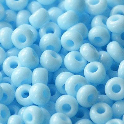 

222-10/0-63000 Бісер Чехія (натуральний, блакитний світлий)