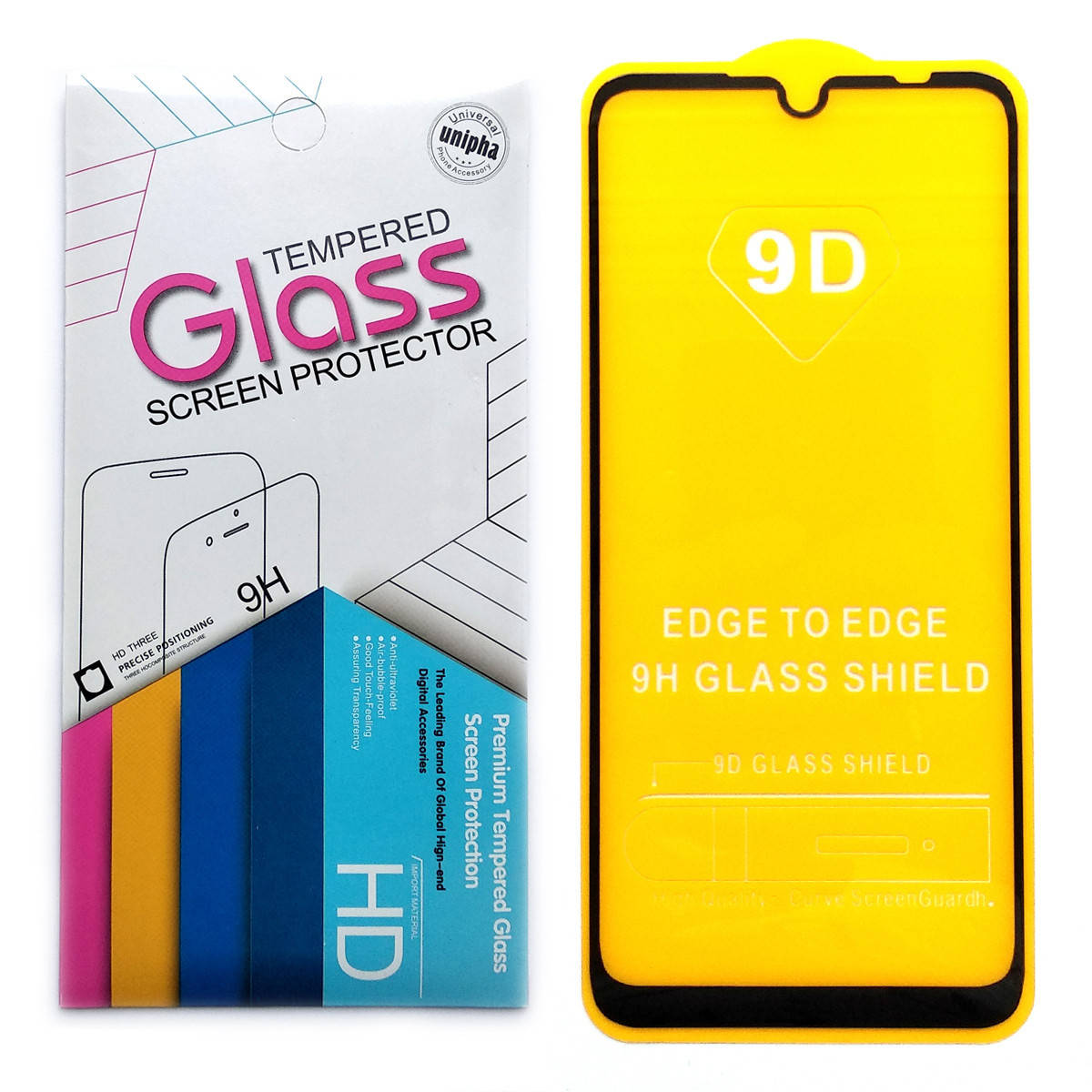 

Защитное стекло 9D для Xiaomi Redmi Note 7 (Черный)