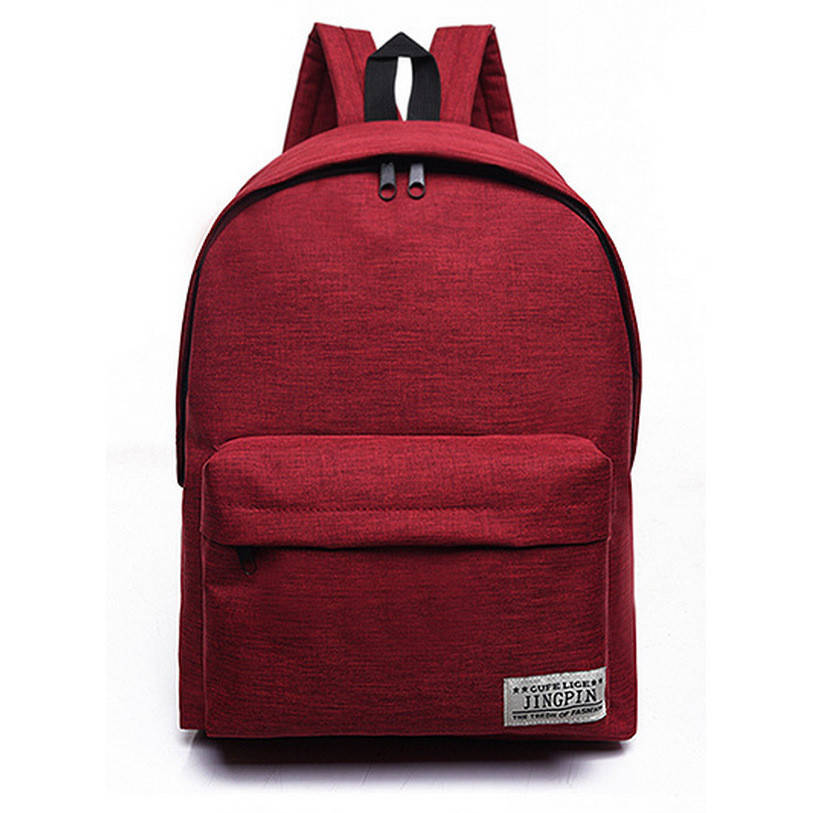 

Женский бордовый рюкзак, текстильный городской рюкзак унисекс AL-3732-91