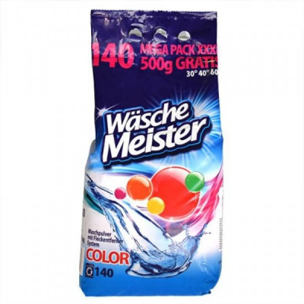 

Стиральный порошок для цветного белья Wasche Meister color 10,5кг, 140 стирок