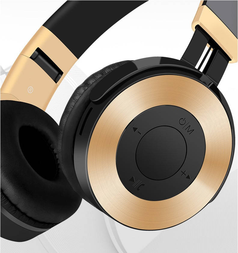 

Наушники беспроводные Bluetooth ingel IN550 FM/MP3/micro CD, Черный