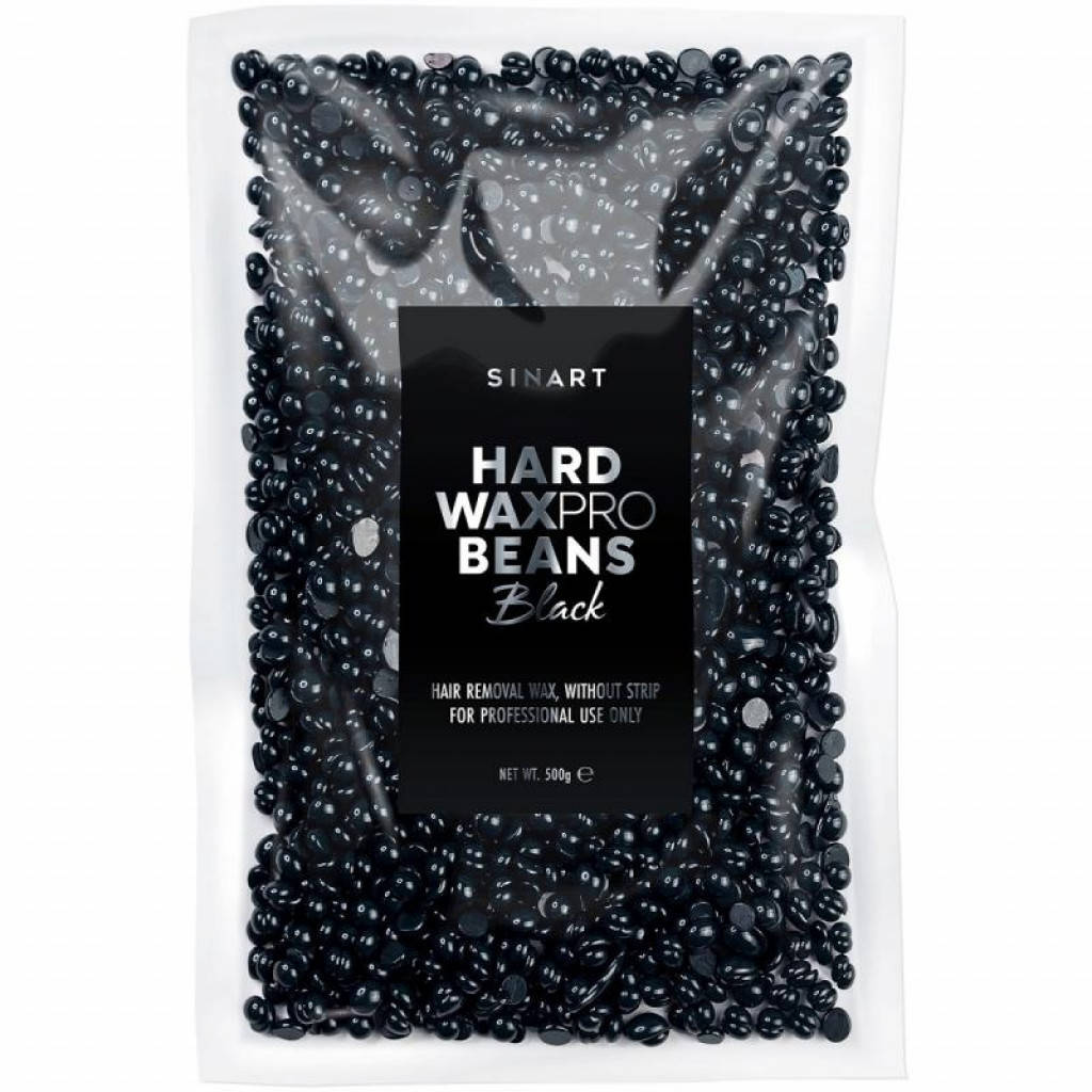 

Sinart Воск для удаления волос "Hard wax pro beans black" (черный), 500 г