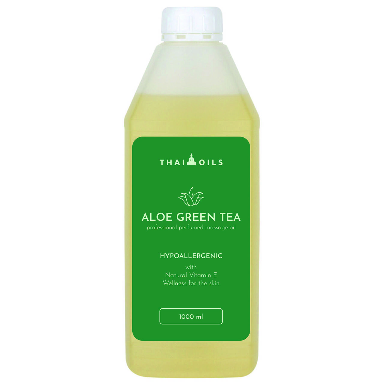 

Профессиональное массажное масло «Aloe green tea» 1000 ml для массажа
