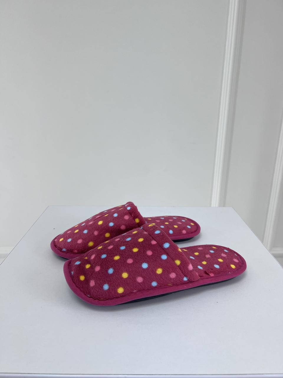 

Тапочки домашние женские малиновые ААА 144054M, Малиновый