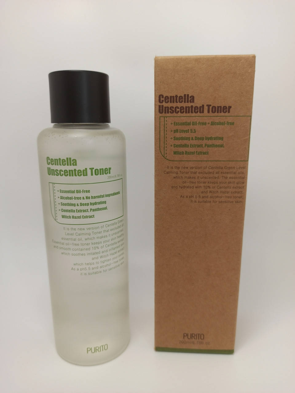 

Успокаивающий тонер с центеллой PURITO Centella Unscented Toner