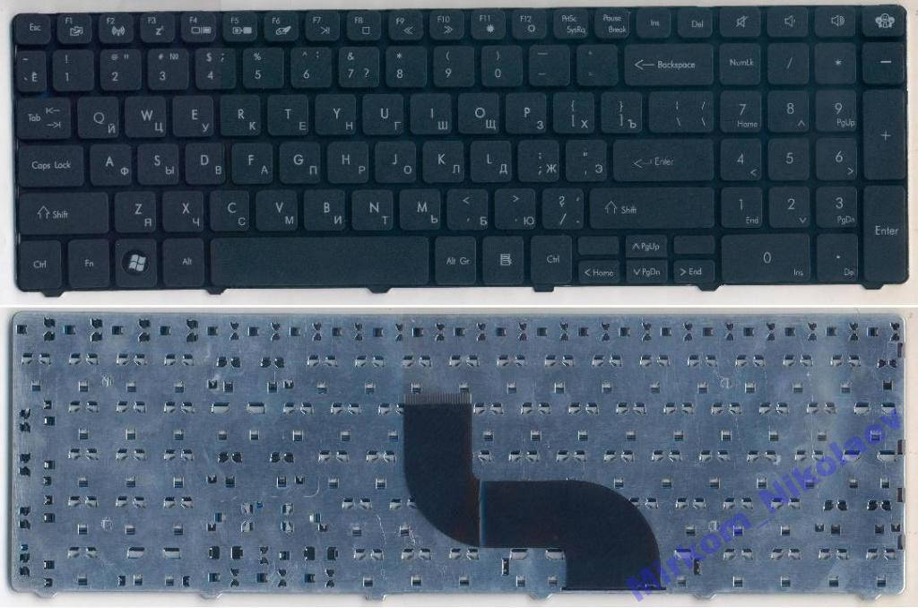 

Клавиатура Acer PackardBell EG70 MS2370 MS2384 MS2290, Черный