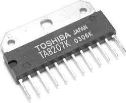 

Микросхема TA8207K Демонтаж
