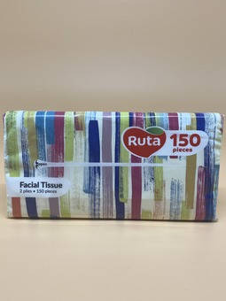 

Ruta Серветки косметичні білі 2ш 150л Декор в плівці