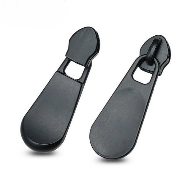 

Бегунок № 7 на спираль без фиксатора для сумок и рюкзаков , черный