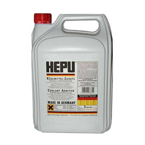 

Охлаждающая жидкость / Антифриз HEPU G12 концентрат 5л (красный)