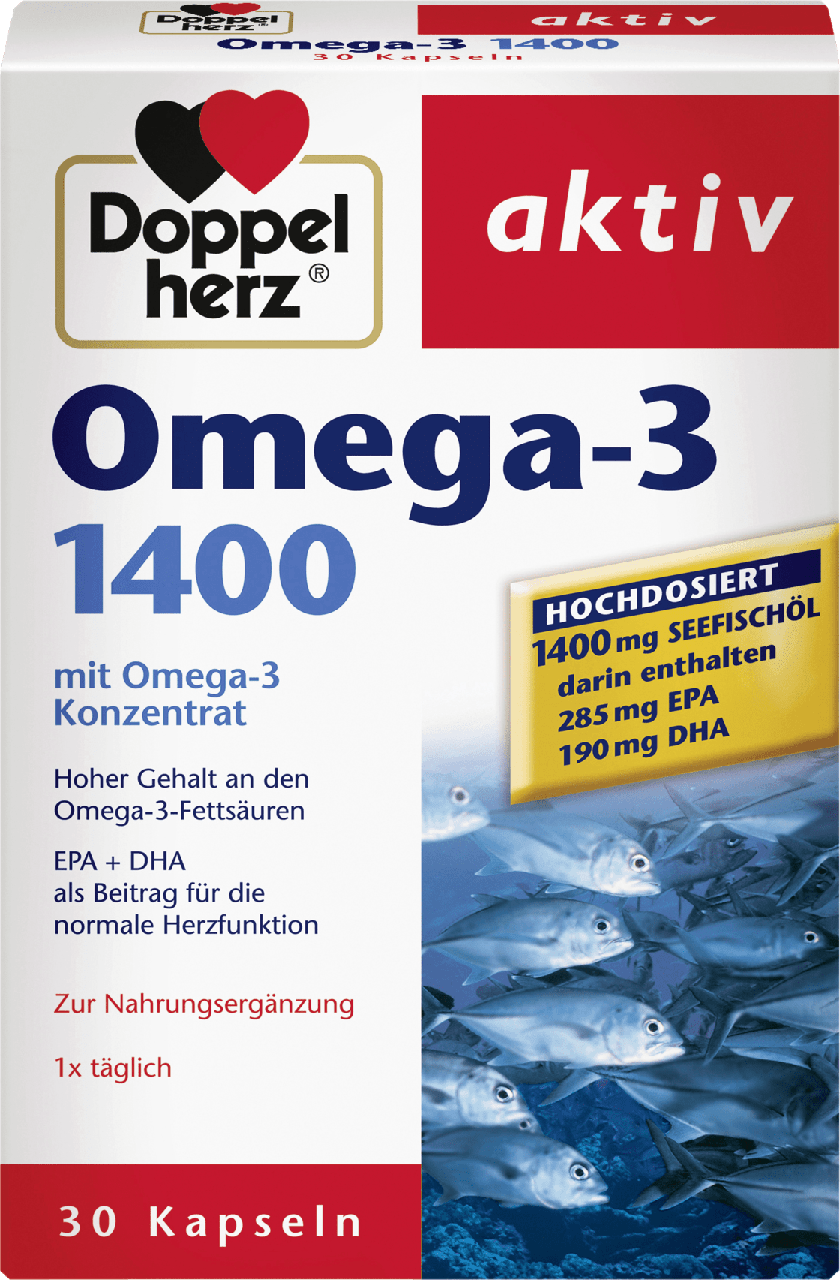 

Биологически активная добавка Doppelherz aktiv Omega-3 1400, 30 шт.