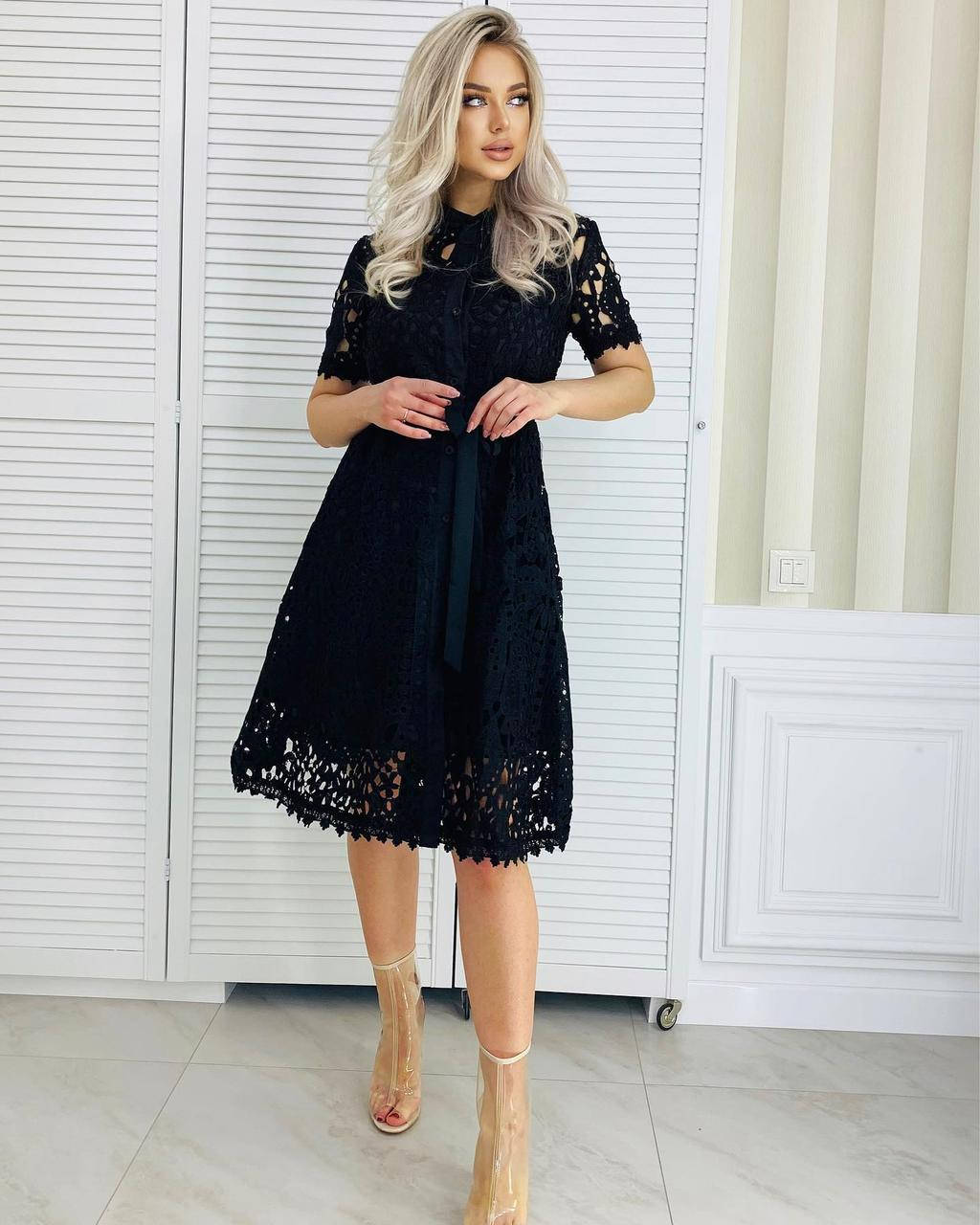 

Гипюровое женское платье DP0030