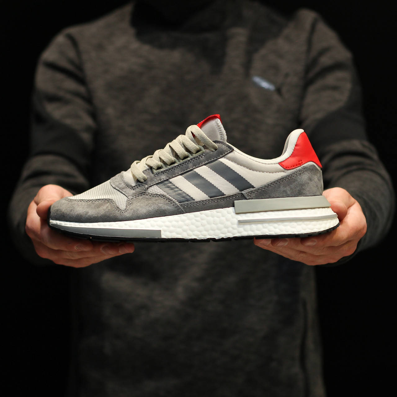 

Стильные кроссовки Adidas ZX 500 Grey, Серый