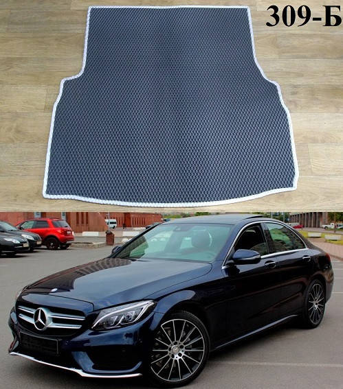 

Коврик ЕВА в багажник Mercedes C-Class W205 '14-21, Черный