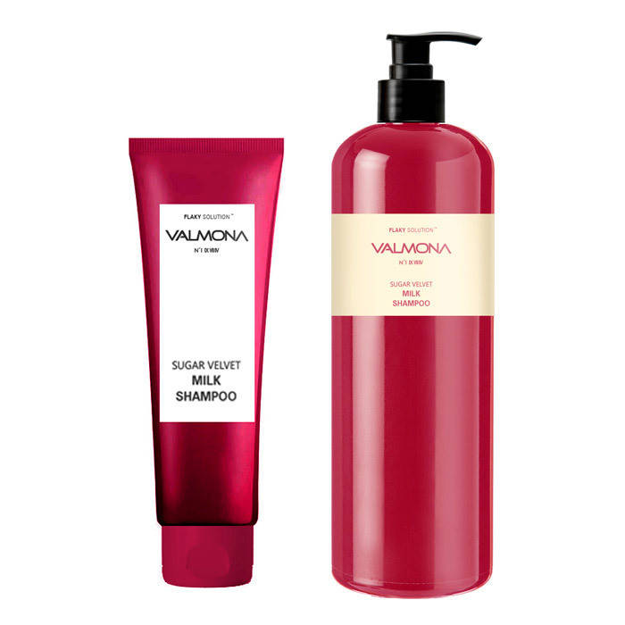 

Восст шампунь с ягодами и молоком Valmona Sugar Velvet Milk Shampoo 100 мл