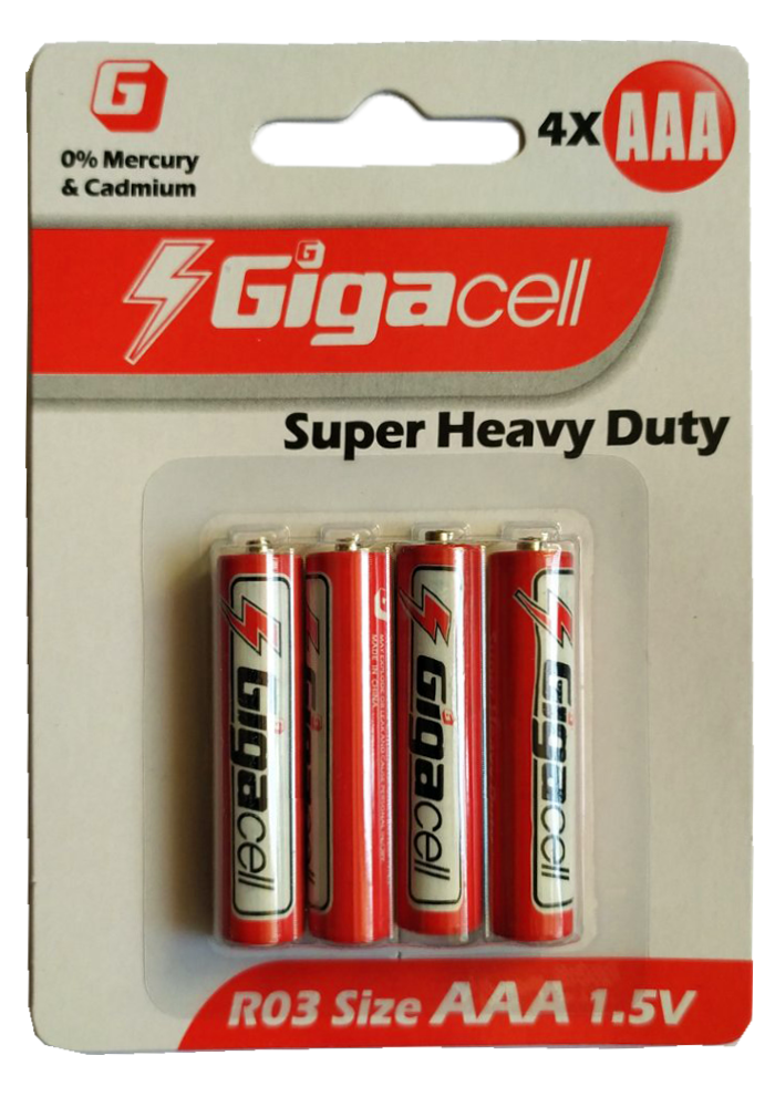 

Батарейка Gigacell AAА ( 4 шт )