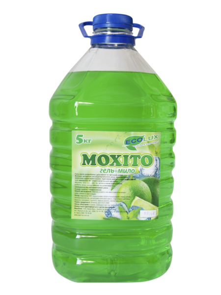 

Мыло жидкое Ecolux 5 л Мохито, зеленое