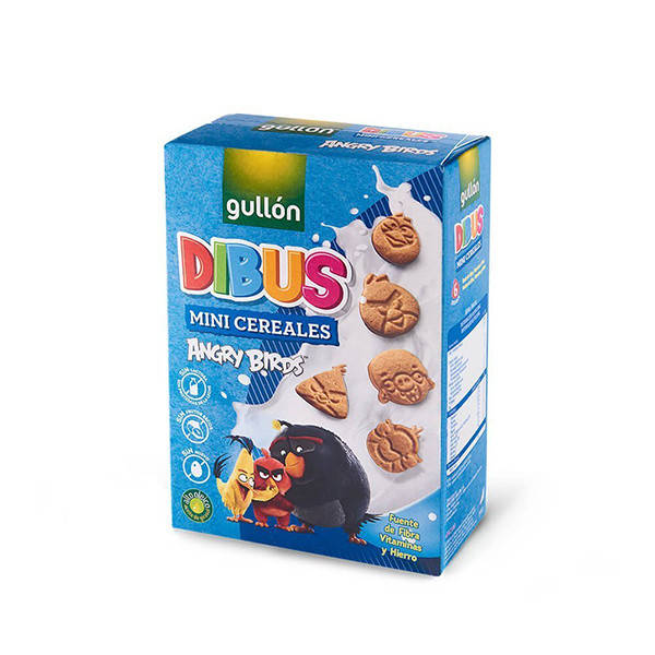 

GULLON DIBUS ANGRY BIRDS, ДЕТСКОЕ ЗЛАКОВОЕ ПЕЧЕНЬЕ, 250Г