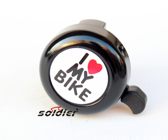 

Классический механический велосипедный звонок I LOVE MY BIKE ЧЁРНЫЙ
