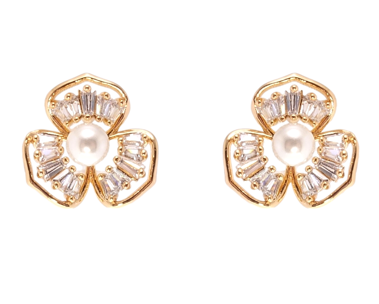 

Серьги Xuping Позолота 18K гвоздики (пусеты) "Цветочки"
