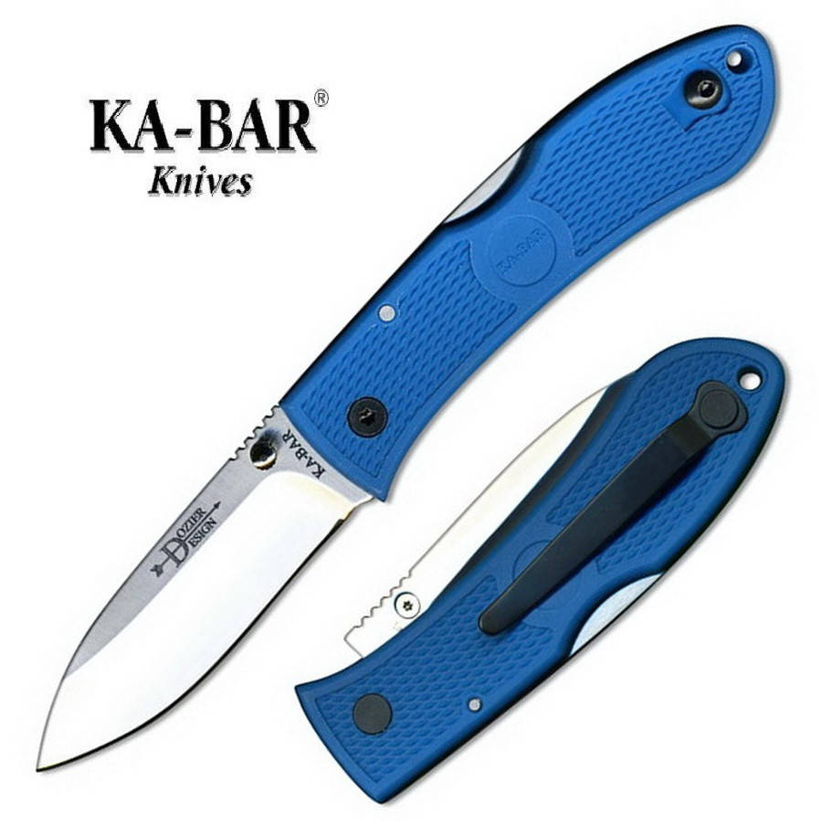 

Складной нож KA-BAR Dozier Folding Hunter (4062BL). Оригинал., Синий