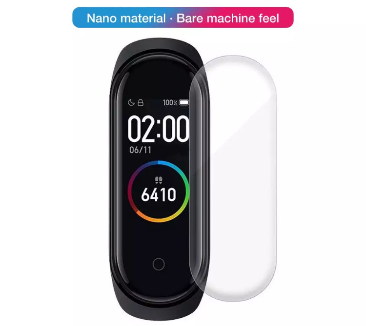 

Защитная пленка для Фитнес-трекера / Смарт часов Mi Band 4
