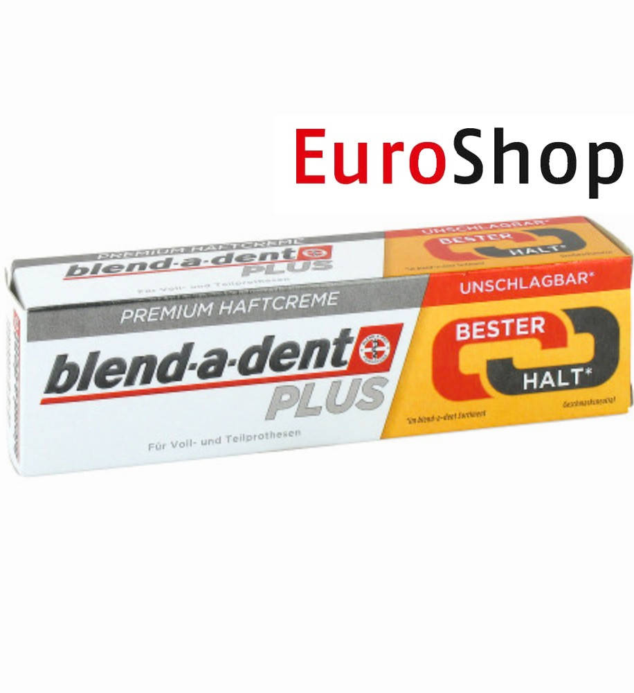 

Blend-a-dent клей-крем для фиксации зубных протезов 40 гр