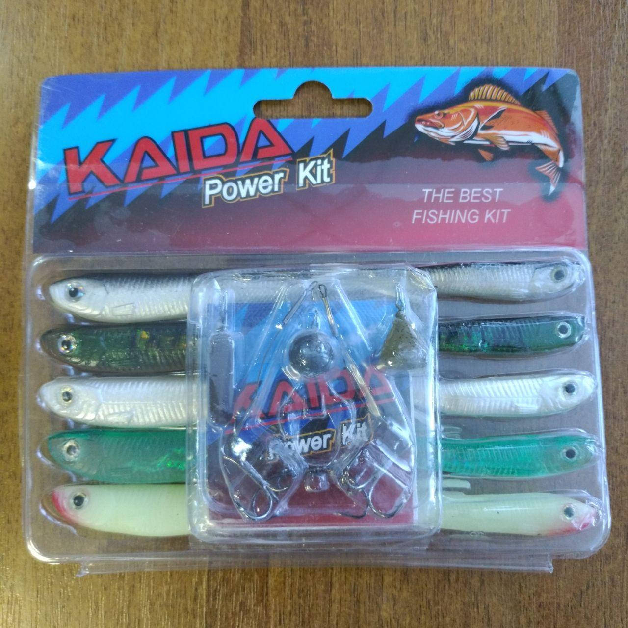 

Силиконовые приманки Kaida Power Kit набор